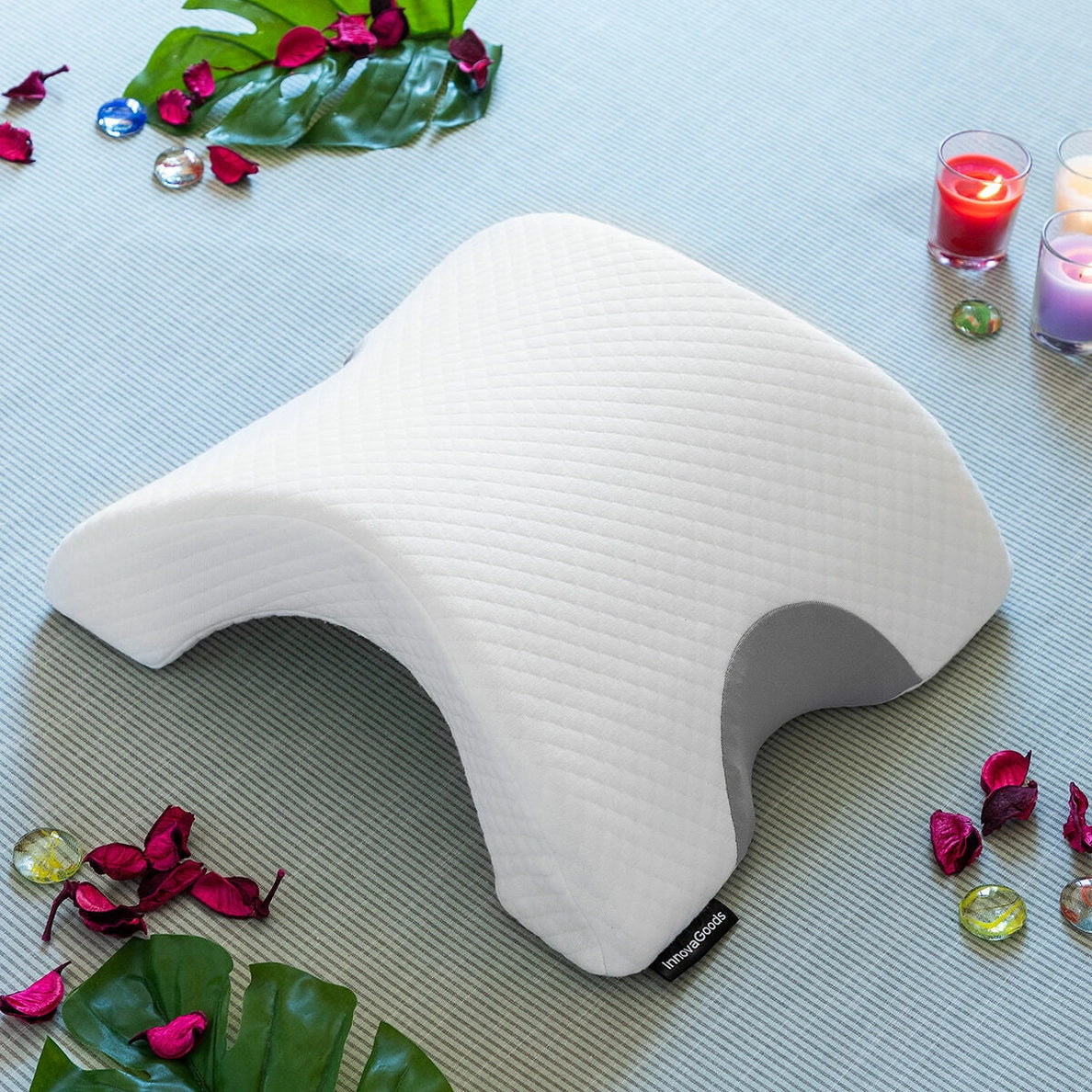 Coussin cervical couple en mousse